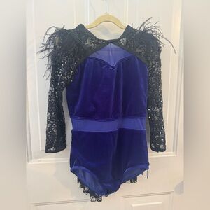 Sequin Feather Jazz Costume LC